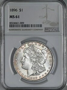 1896-P 1h K݁utBftBAǁvNGC MS61 #8324661-009