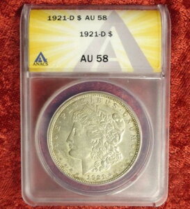 1921 D ANACS AU 58 K݁AFAU 58 K 1h