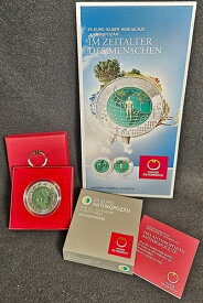 オーストリア 25ユーロ記念硬貨 2018年 人新世-ニオブ 2000年以降