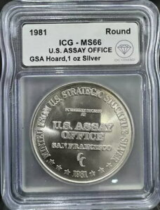1981�N IDC ���؍ς� 1�I���X �č����͋� ���E���h GSA �z�[�h ICG MS66 - �̐� 17