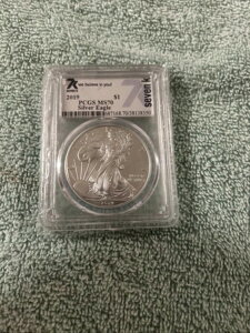 2019�N $1 �A�����J�� �V���o�[ �C�[�O�� PCGS MS70 7K ���^�����x��