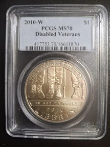2010-W ��Q�ޖ��R�l�L�O��� PCGS MS70 �u���[���x��