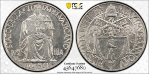 1942N o`Js Anno IV 50 Centesimi PCGS MS66 Pop 4/2 Finer 4819