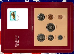 �e���̃R�C���Z�b�g �c�o�� 1985 UNC 1,50,20,10,5,2,1 �Z���g 24DE84