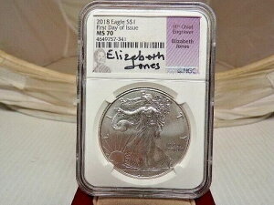 2018N 1h AJ Vo[ C[O NGC MS70 s GUxX W[Y # C 2169