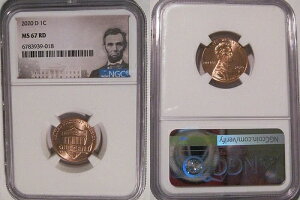 2020 D J[ V[h Zg 1Zg NGC MS 67 RD J[ x
