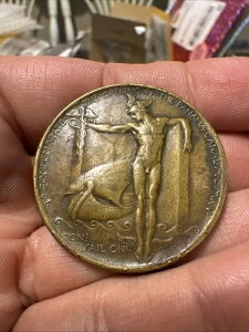 1915年パナマ・パシフィック国際博覧会米国造幣局メダル HK-400 パナマ運河開通