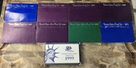 米国造幣局プルーフセット S 1971、1983〜87、89、97、99