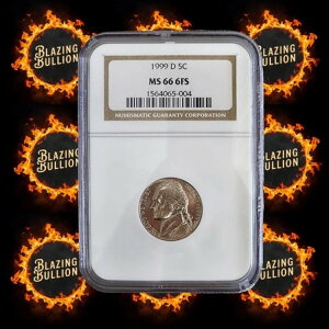 1999 D �W�F�t�@�[�\���j�b�P�� NGC MS 66 6FS (6 FULL STEPS) �u���E�����x�� (004)