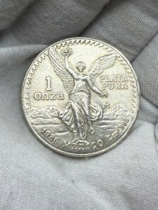 1986 リベルタード 1 オンス シルバー 地金コイン オンザ プラタ プラ K243