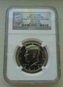 2015 D PlfB n[t_[ 50Zg čǃZbg ER NGC MS67PL *nCO[h PL*