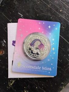 2022年 サモア マーメイド 1オンス 銀貨 - カラー化