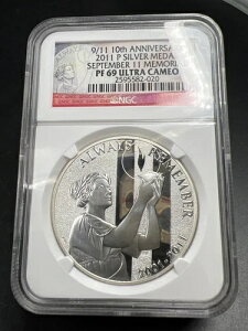2011N P 9/11 911LO_ 1IX .999 ⃁_RC PF69 NGC