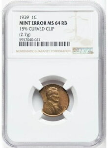 1939NJ[1Zg - 15%J[uNbv - MS 64 RB - ~gG[