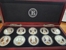 ブラッドフォードミント大統領退役軍人プルーフコレクション - コイン10枚＋ケース