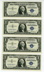 1957N 1h 7A⌔ Fr#1916 UNC  C17871654A