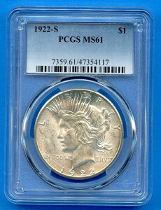 1922NS PCGS MS61 s[XVo[h 1h čǔs RC 1922-S MS-61 uXgzCg