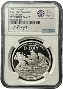 2024�N �C�M���X 2�|���h 1�I���X ��� D-�f�C 80���N�L�O NGC PF70 UCAM ER