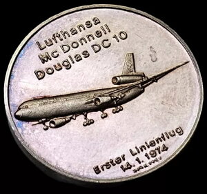1974�N ���t�g�n���U �}�N�h�l���E�_�O���X DC 10.999 �V���o�[ �v���[�t ���_�� #1124