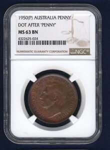 I[XgA W[W6 1950N yj[RC `CX  NGC MS-63-BNF