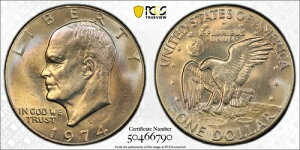 1974N D AC[n[ h $1 PCGS MS65 O͗l 4732