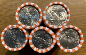 2023年 P ベッシー・コールマン クォーター BU 未流通 OBW 未開封 送料無料 5ロール