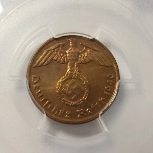 1940�N�� �i�`�X�h�C�c��O�鍑 - �t�����X�^�[ - PCGS MS 65 RB - Q1483