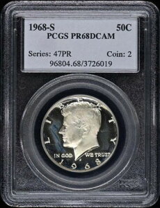 1968-S 50Zg PlfB n[t Ty2 Vo[ Nbh PCGS PR68DCAM