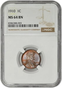 1910N 1Zg J[ EB[g Zg NGC MS 64 BN g[jOt