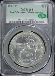 1997 P $1 �@���s�@�� CAC MS68 (2531994)