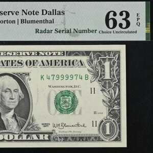 1977N 1hAMs PMG 63EPQ - t@V[[_[ VAԍ 47999974