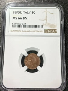 1895 R MS66 BN C^A `FeV BbgI Exg 1  [} NGC KM 29 RC!