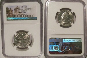 2019�N S �T���A���g�j�I�~�b�V���� NP �N�H�[�^�[ 25�Z���g NGC MS 67 PL �v���[�t���C�N �t�@�[�X�g�����[�X