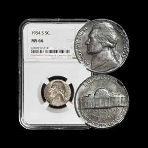 AJOB1954NA5ZgAS - NGC MS66 - WFt@[\EjbPAgbv50