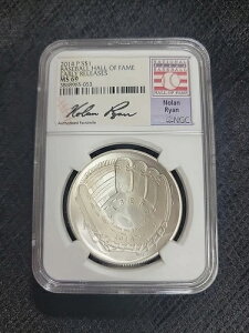 2014-P $1 �싅�a������m�[�����E���C�A�� NGC MS-69�B�f���炵���I