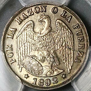1892/82 PCGS UNC �`�� 1/2 �f�V�� �R���h�� �T���e�B�A�S������ �G���[�R�C�� (22080401C)
