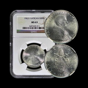 o`JsB1963NA500A - NGC MS63 - pE6AćA