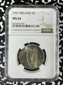 1951N ACh 1 t[ NGC MS64 bg#G285 `CX UNC!