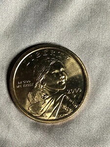 2000 P サケージウィアス 1ドル硬貨、ブライト UA