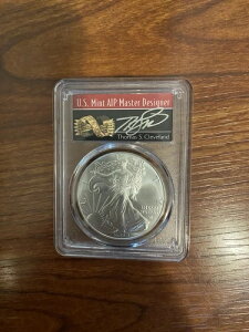 2025年 1ドル アメリカン シルバー イーグル PCGS MS70 FS トーマス クリーブランド アローズ 500枚中1枚