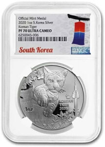 2020 1IX Vo[ ؍ TIGER NGC PR70 Eg JI v[t _B
