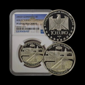 �h�C�c�B2002�N�A10���[���A�V���o�[�AD - NGC PF69 - �g�b�v�|�b�v??�x�������n���S�A�~�����w��