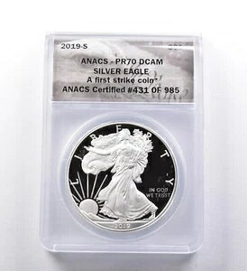 PR70 DCAM 2019-S �A�����J���V���o�[�C�[�O�� FS ANACS *3012
