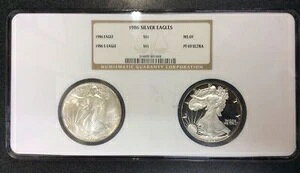 �i2�j1986�N���V���o�[�C�[�O���X - MS69 1���S/PF69�E���g�� 1��B�i74684�j