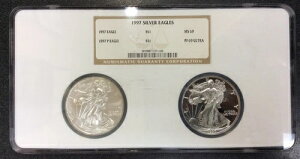 (2) 1997 �V���o�[�C�[�O���X - MS69 1��� P/PF69 �E���g�� 1��B(74681)