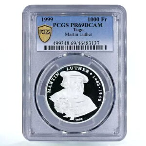 �g�[�S 1000�t���� �@�����v �}���e�B���E���^�[ PR69 PCGS ��� 1999�N