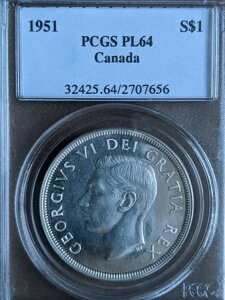 Ji_ 1951N 1h PCGS PL 64 v[t