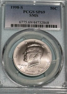 1998N S 50Zg PlfB n[t_[ PCGS SP 69 SMS XyV TtVXR }bg