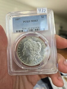 1897N P K PCGS MS63 ̓v[t̂悤ȕ\ʂł