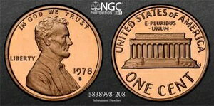 1978�N S �����J�[�� �Z���g �v���[�t 1C PF69 RD �E���g���J���I NGC �t�H�g�r�W����? �v���X SKU 3087